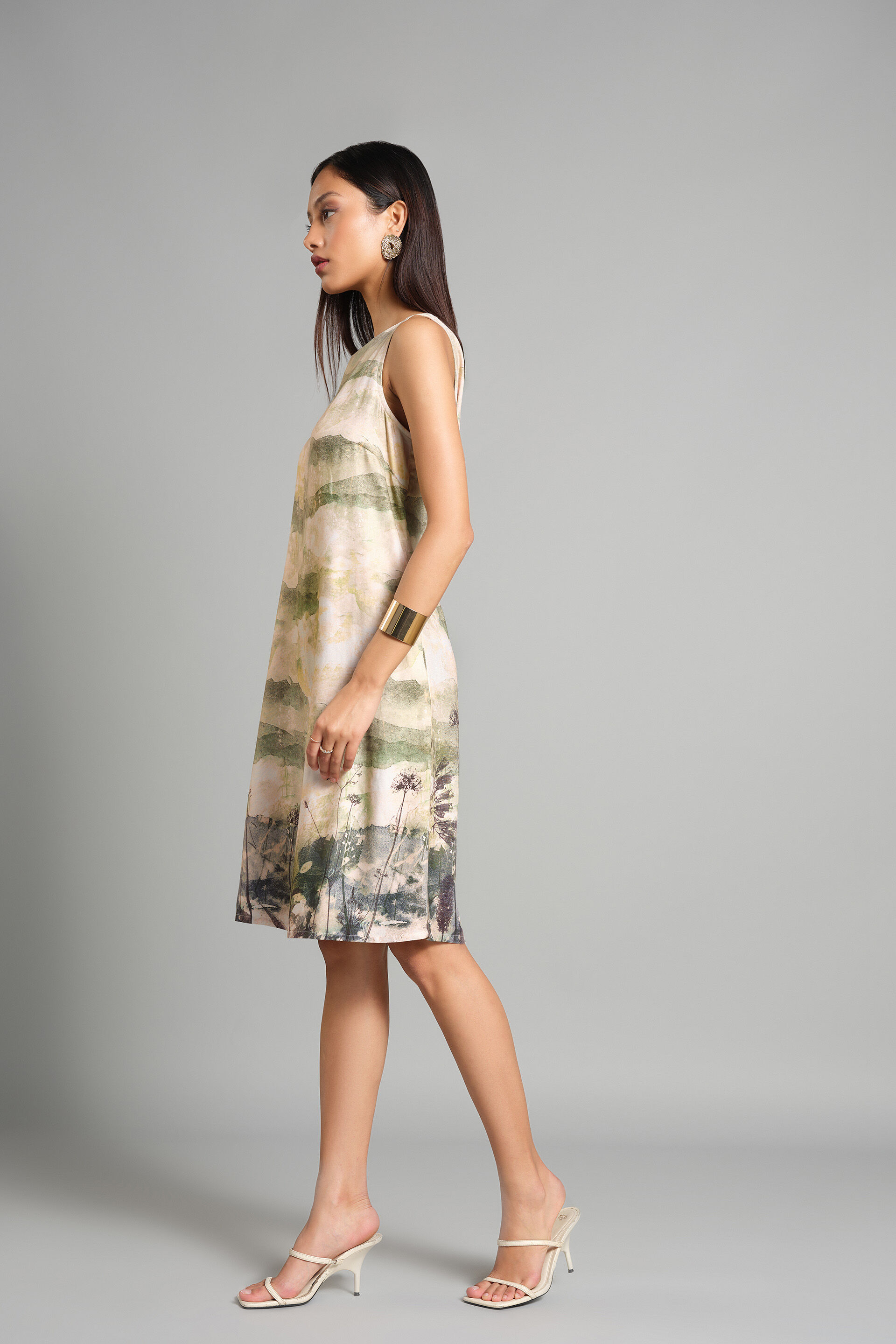 Octave Shift Dress, Olive, image 5